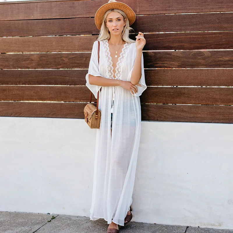 Vestido de playa para mujer, t - Cover Up Kaftan reseña y precio
