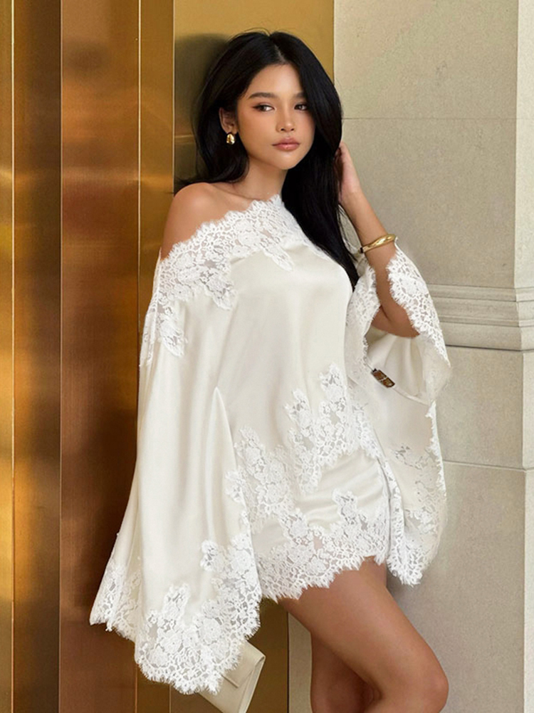 Elegante Conjunto de Falda y C - Blouse Off Shoulder reseña y precio