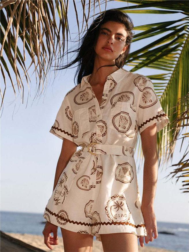 Elegante Vestido Camisero Cruz - Linen Dress Wrap reseña y precio