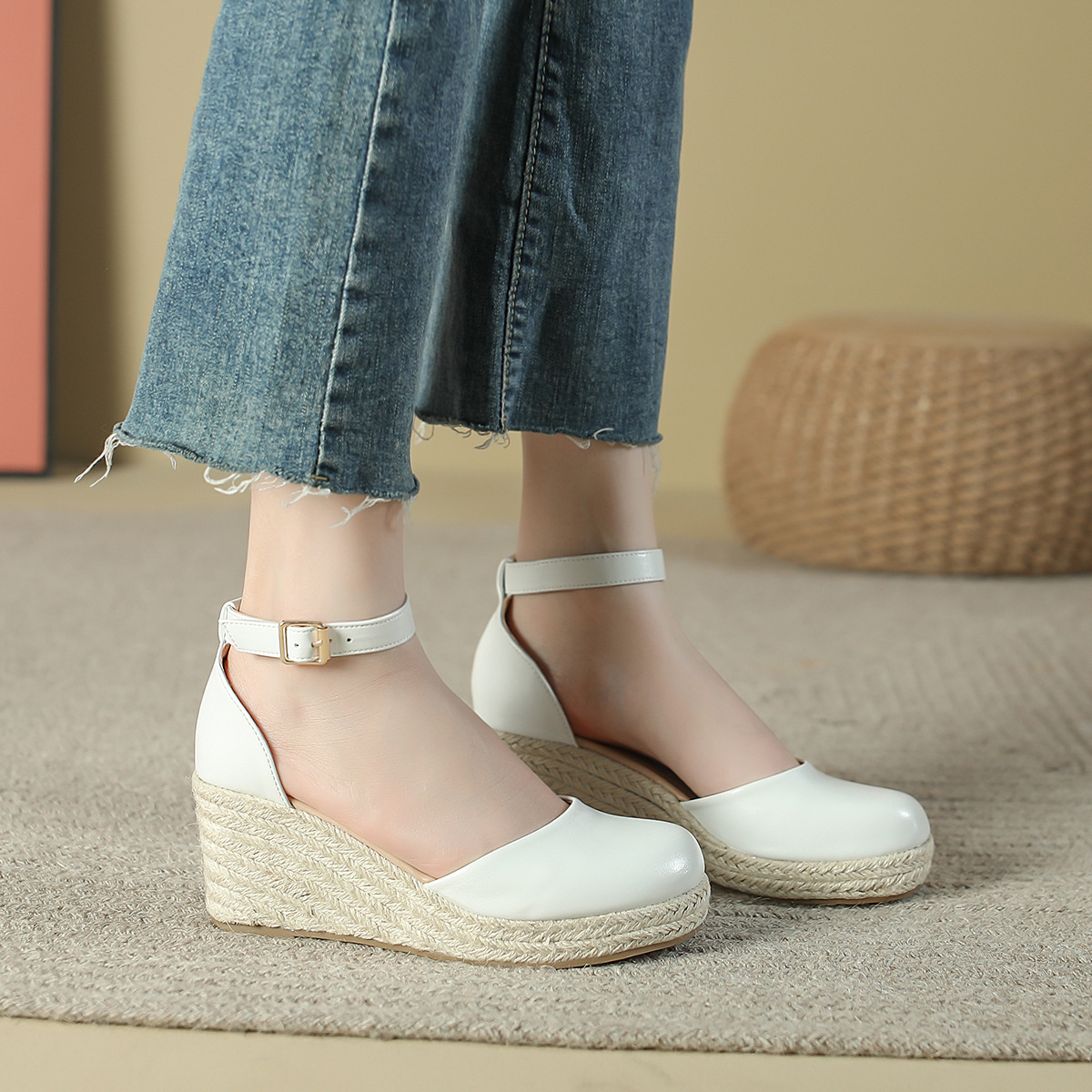 Sandalias de cuña de esparto p - Wedge Espadrille Women reseña y precio
