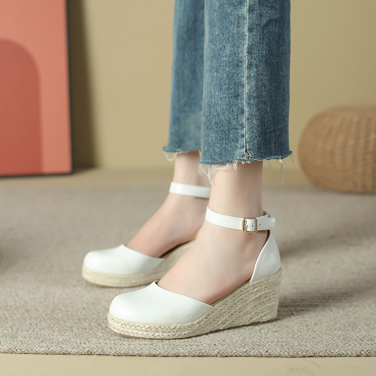 Sandalias de cuña de esparto p - Wedge Espadrille Women reseña y precio