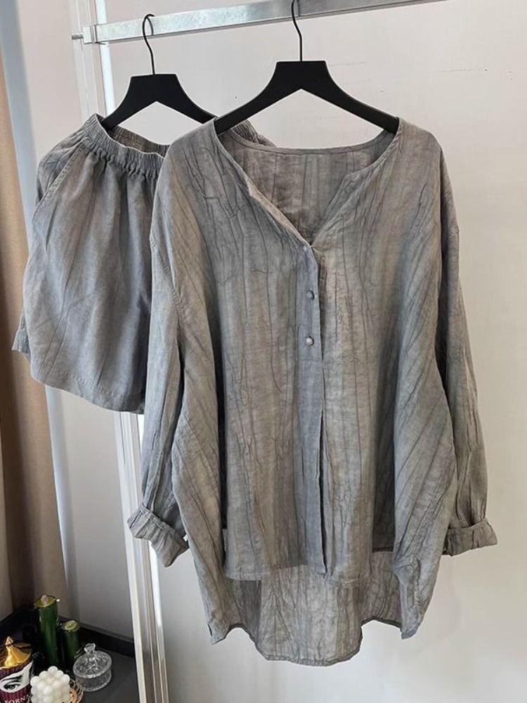Elegante Conjunto de Dos Pieza - Linen Pant Wide reseña y precio